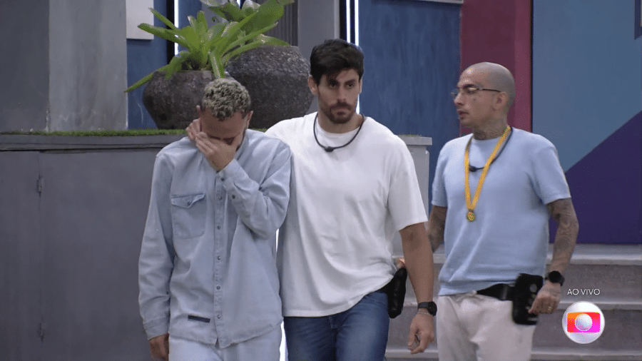 BBB 23: Fred chora copiosamente após eliminação de Larissa - Reprodução/Globplay