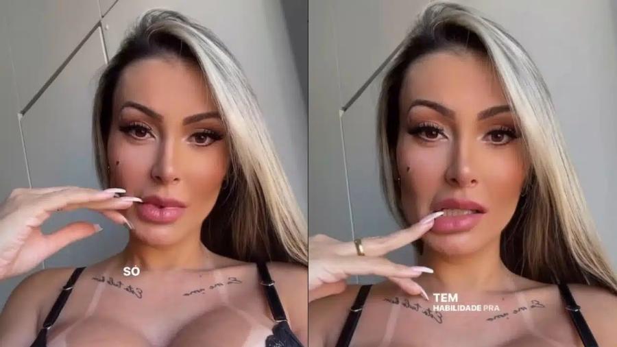 Andressa Urach causa nova revolta em internautas