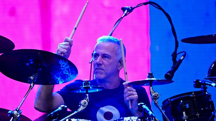 15.set.2024 - Paralamas do sucesso se apresentam Palco Mundo na terceira noite do festival Rock In Rio 