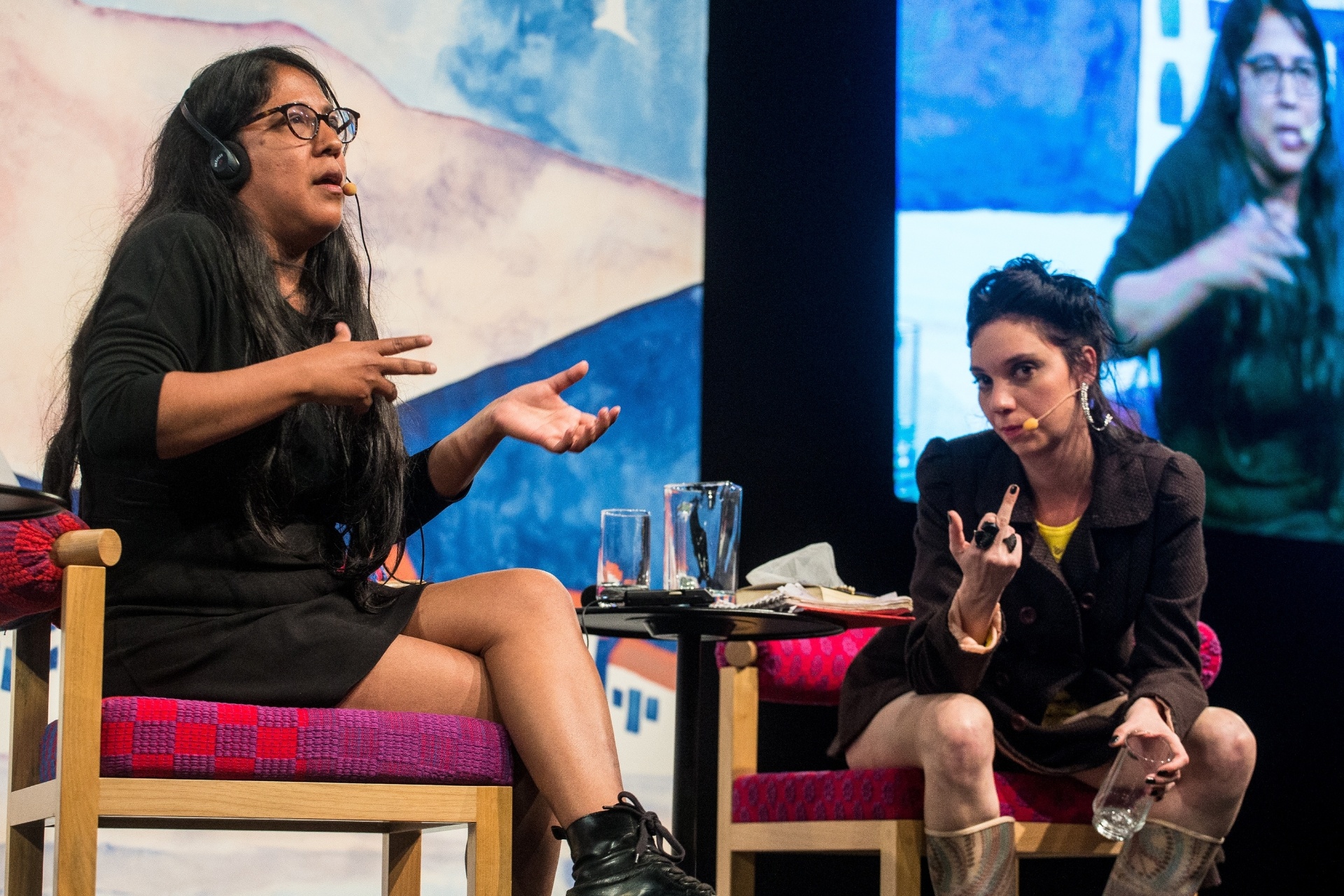 1.jul.2016 - Juliana Frank e Gabriela Wierner falam na Flip como é escrever sobre sexo - Keiny Andrade/Folhapress