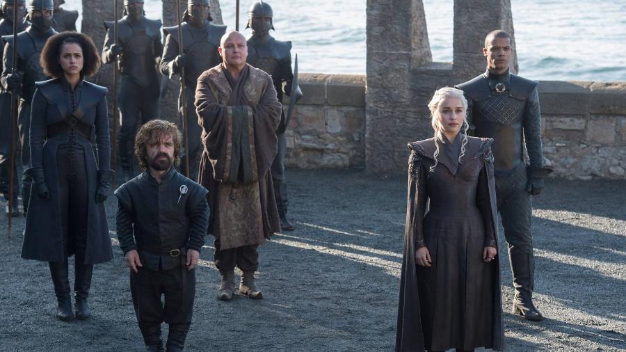 Daenerys (Emilia Clarcke) está em Westeros nas primeiras imagens da sétima temporada de "Game of Thrones" - Divulgação/HBO