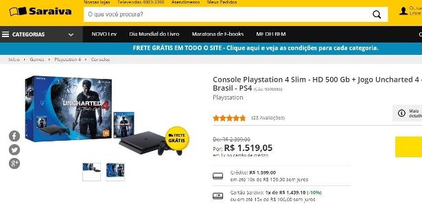 ps4-por-menos-de-r-1600-na-saraiva-1493062000011_v2_615x300 Comprar PS4 y juegos separados sale más barato que el paquete nuevo de Sony