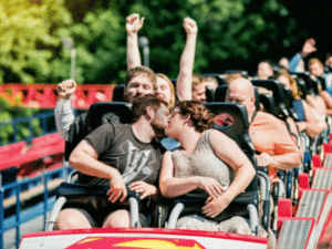 Casamento em montanha-russa nos EUA - Acervo pessoal - Acervo pessoal