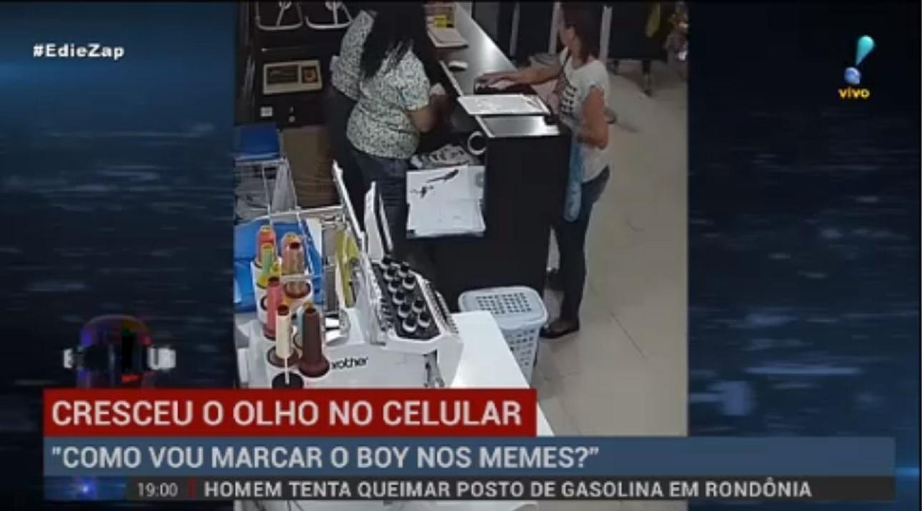 Os GCs são exibidos enquanto uma informação policial é comentada pelo apresentador - Reprodução/RedeTV!