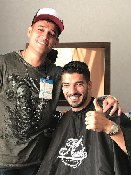 Neymar "empresta" seu cabeleireiro a jogadores do Uruguai - Reprodução/Instagram