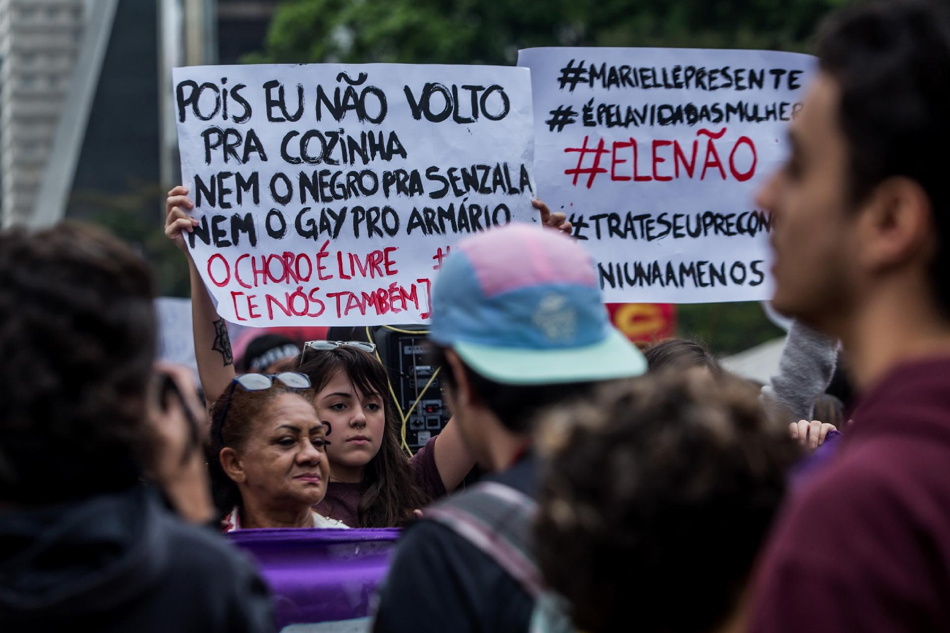 2º Ato Mulher contra o Fascismos - 06 de Outubro - CARLA CARNIEL/CÓDIGO19/ESTADÃO CONTEÚDO