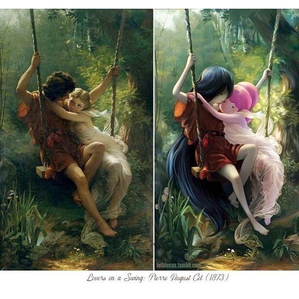 Artista transforma personagens da cultura pop em protagonistas de obras clássicas - Lothlenan/Reprodução Instagram