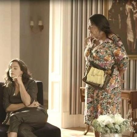 Lurdes pede demissão do emprego na casa de Lídia em "Amor de Mãe" - Reprodução/Globo
