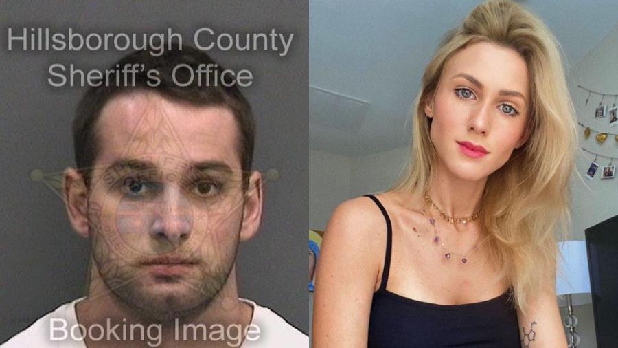 Melissa divulgou a informação que o seu ex-namorado foi condenado no final do mês passado após agredi-la em 2018, na Flórida (EUA) - Divulgação/Hillsborough County Sheriff"s Office e Reprodução/Instagram/@melissalgentz