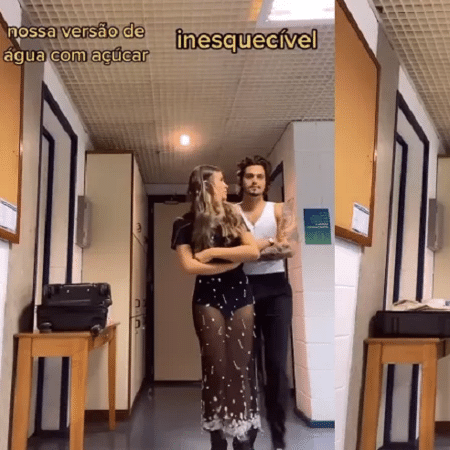 Luan Santana e Giulia Be gravam vídeos juntos - Reprodução