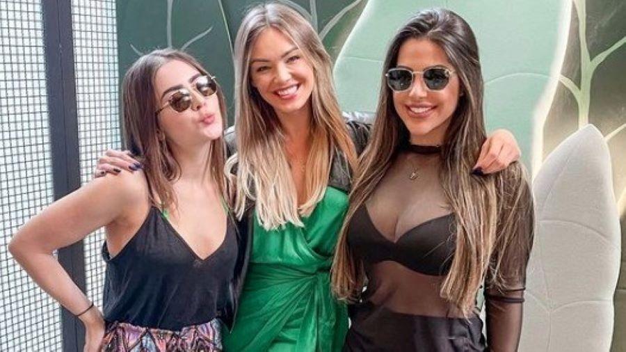 Jade, Bárbara e Laís se encontraram neste fim de semana - Reprodução/Instagram