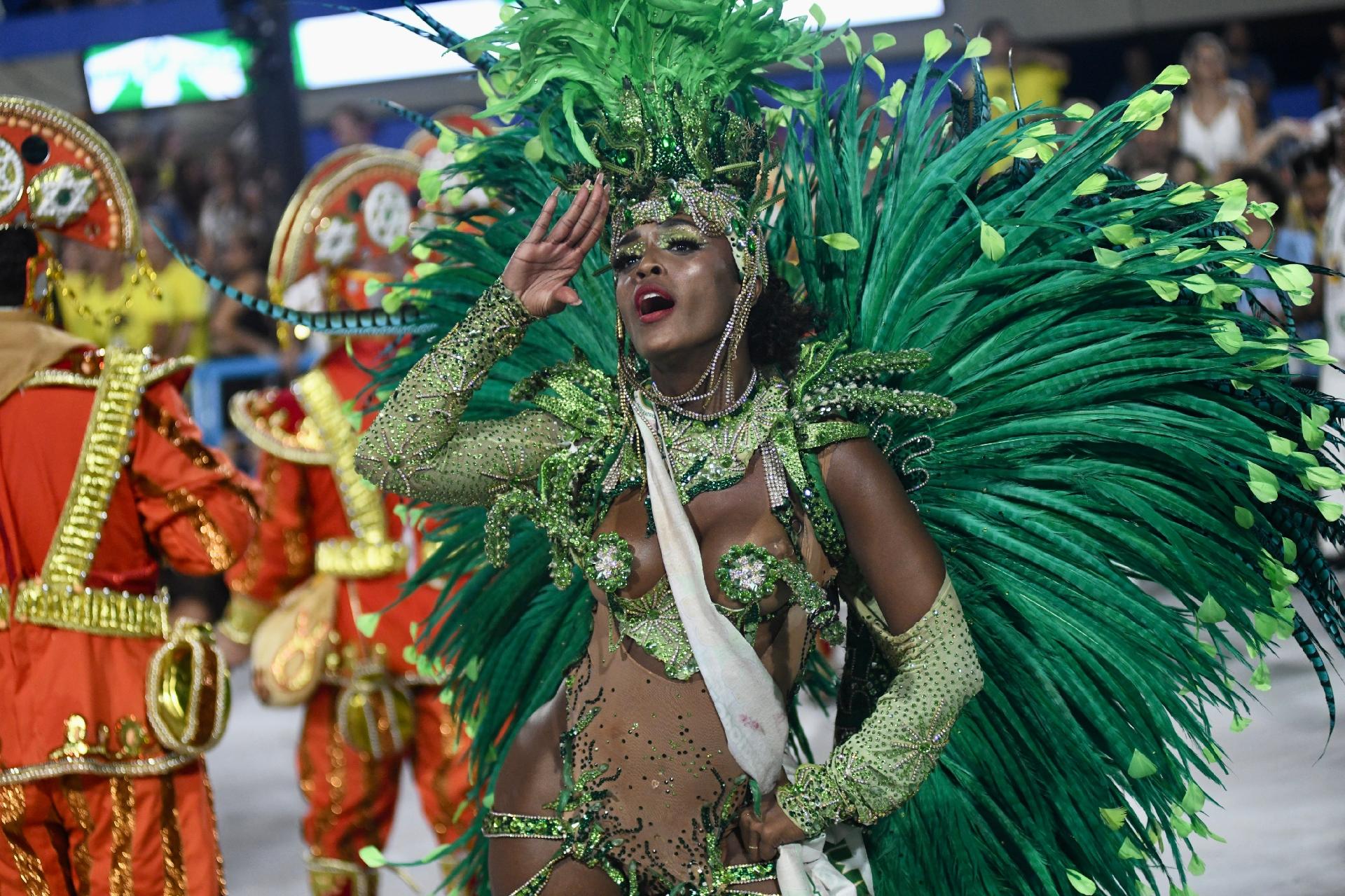 Imperatriz Leopoldinense, campeã do Carnaval do Rio 2023, no Desfile das Campeãs - Lucas Landau/UOL