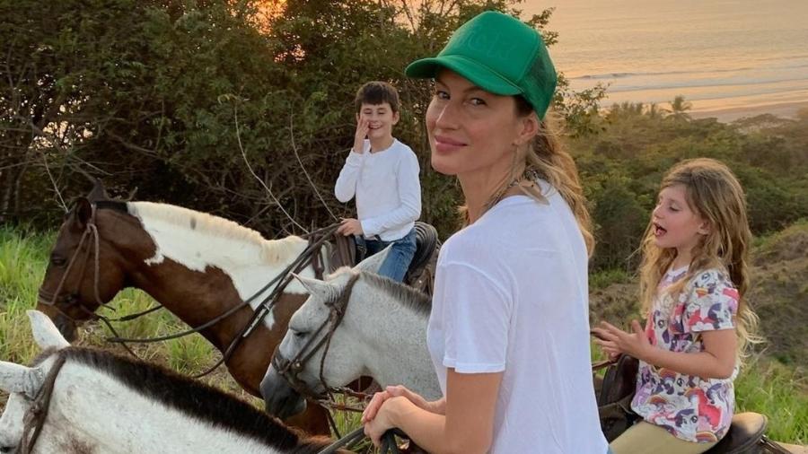 Gisele Bündchen anunciou o divórcio de Tom Brady em outubro de 2022; ela é mãe de duas crianças - Reprodução/Instagram
