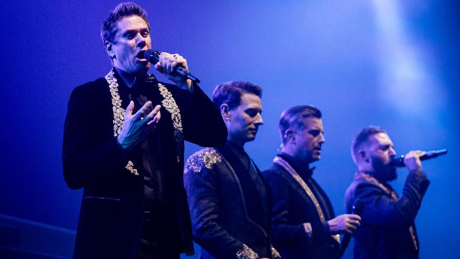 O quarteto Il Divo, formado por três tenores e um barítono, se apresenta em cinco cidades brasileiras em maio - Rita Franca/SOPA Images/LightRocket/Getty Images