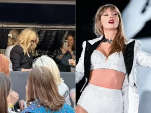 Julia Roberts marca presença em último show de Taylor Swift na Irlanda