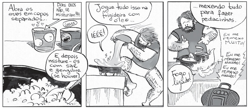 Quadrinho de Felipe 5Horas para a coletânea em HQ "Guia Culinário do Falido" - Reprodução