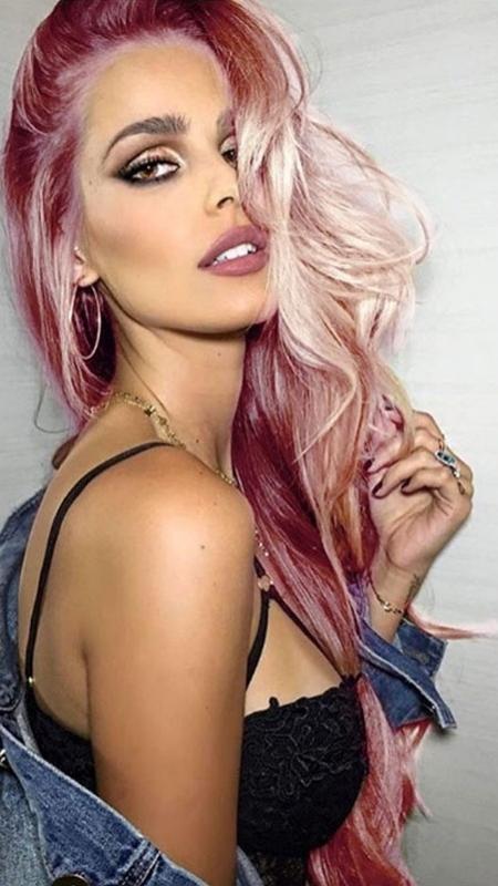 Yasmin Brunet pinta o cabelo de rosa - Reprodução/Instagram/yasminbrunet1