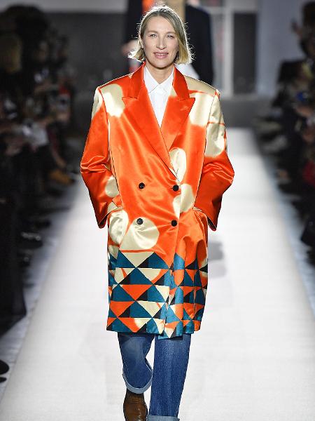 desfile do estilista Dries Van Noten, na Paris Fashion Week - Getty Images - Getty Images