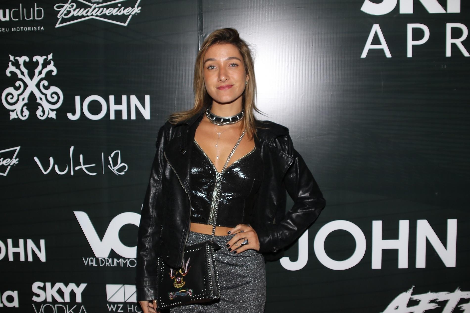 Gabriela Pugliesi e Erasmo Viana foram a after party do Justin Bieber no Villaggio JK, em Sâo Paulo - Raphael Castello/AgNews