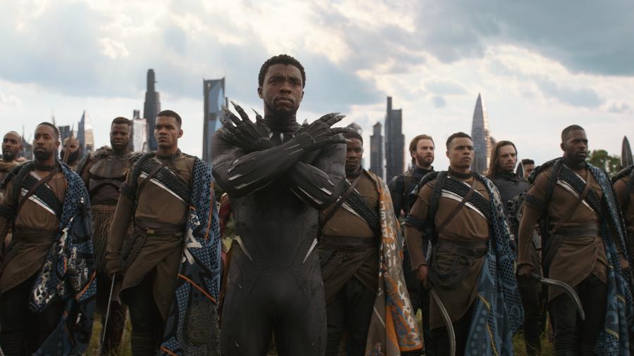 Chadwick Boseman em "Vingadores: Guerra Infinita" - Divulgação