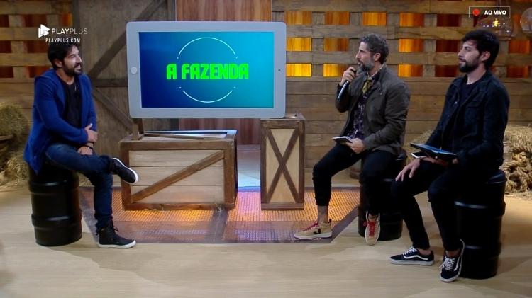 Sandro e Mion - Reprodução/PlayPlus - Reprodução/PlayPlus