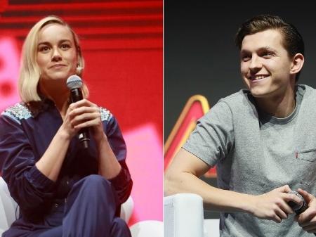 CCXP Brie Larson, Tom Holland e Jake Gyllenhaal - Iwi Onodera/UOL