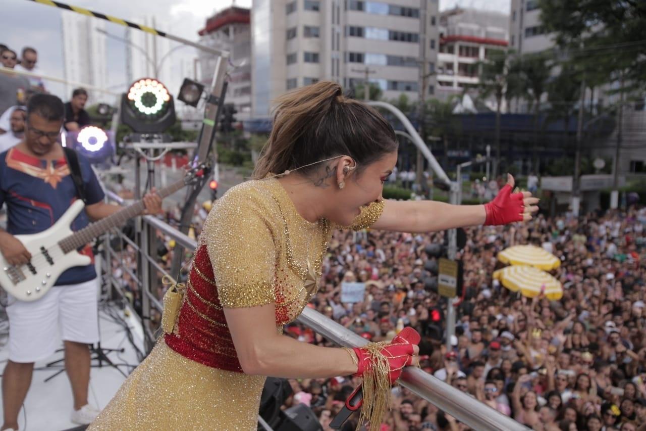 Claudia Leitte comanda Bloco Largadinho em São Paulo - André Lucas/UOL