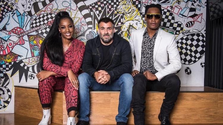 Iza, Raoni Carneiro e Tony Garrido - Fabio Rocha/Globo - Fabio Rocha/Globo