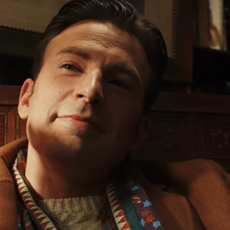 Chris Evans no trailer de Knives Out - Reprodução/YouTube - Reprodução/YouTube