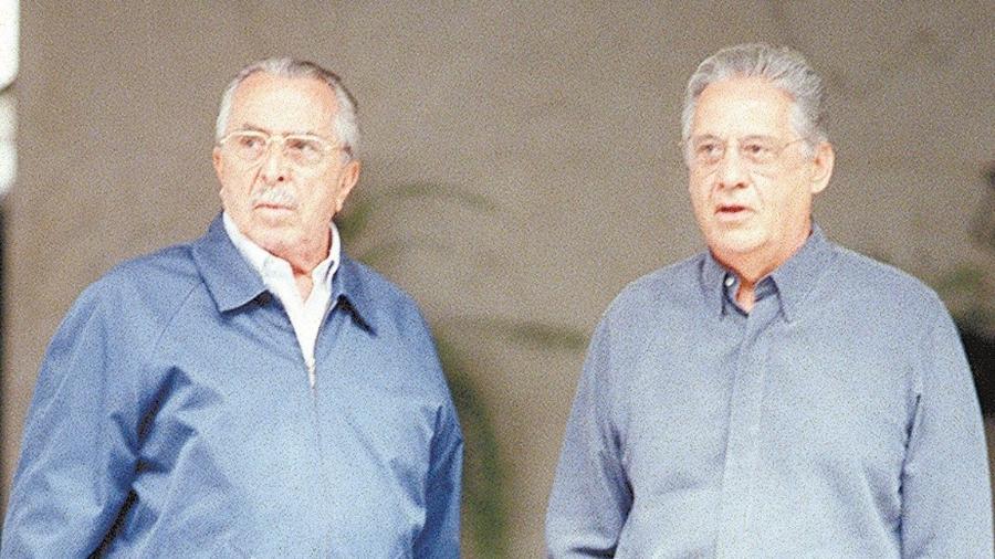 Roberto Gusmão e Fernando Henrique Cardoso em registro de 2001 - Vania Delpoio/Folhapress