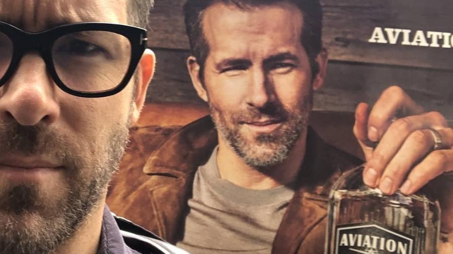 Ryan Reynolds é coproprietário da marca Aviation American Gin - Reprodução/Instagram