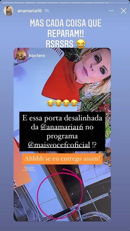 Ana Maria print - Reprodução / Instagram - Reprodução / Instagram