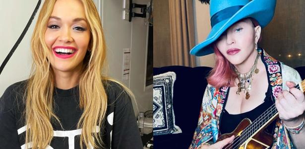 'Foi estranho' | Rita Ora sobre conhecer Madonna: 'Pediu para que eu me ajoelhasse'