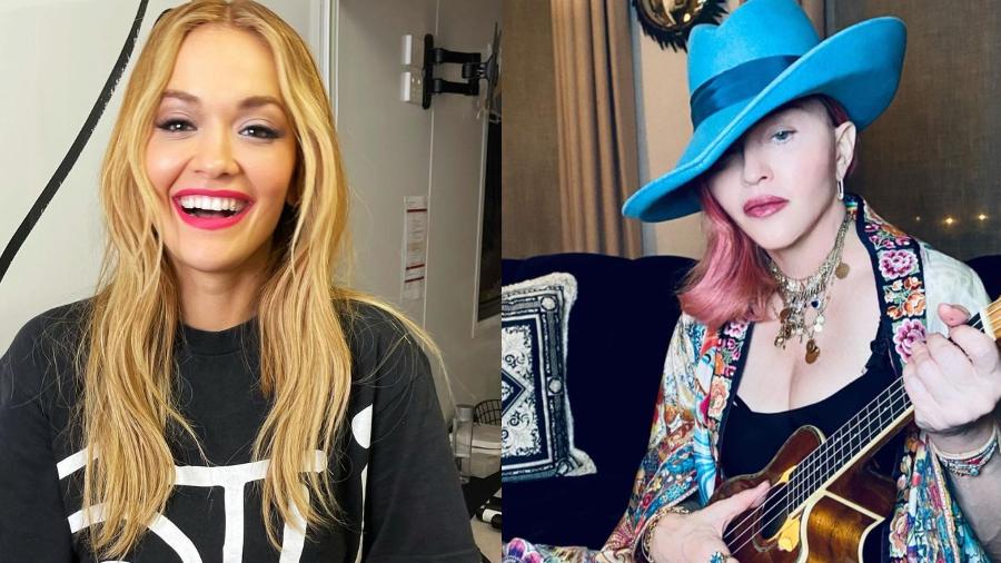 Rita Ora relembra momento em que conheceu Madonna - Imagem: Reprodução/Instagram@ritaora @madonna