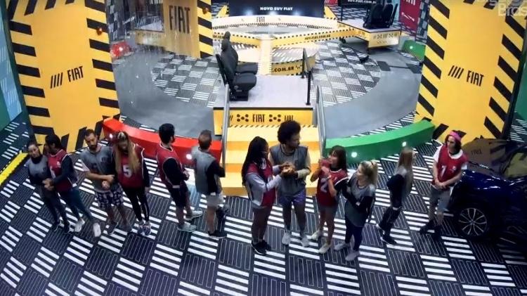BBB 21: Prova do líder no BBB 2021 - Reprodução/ Globoplay - Reprodução/ Globoplay
