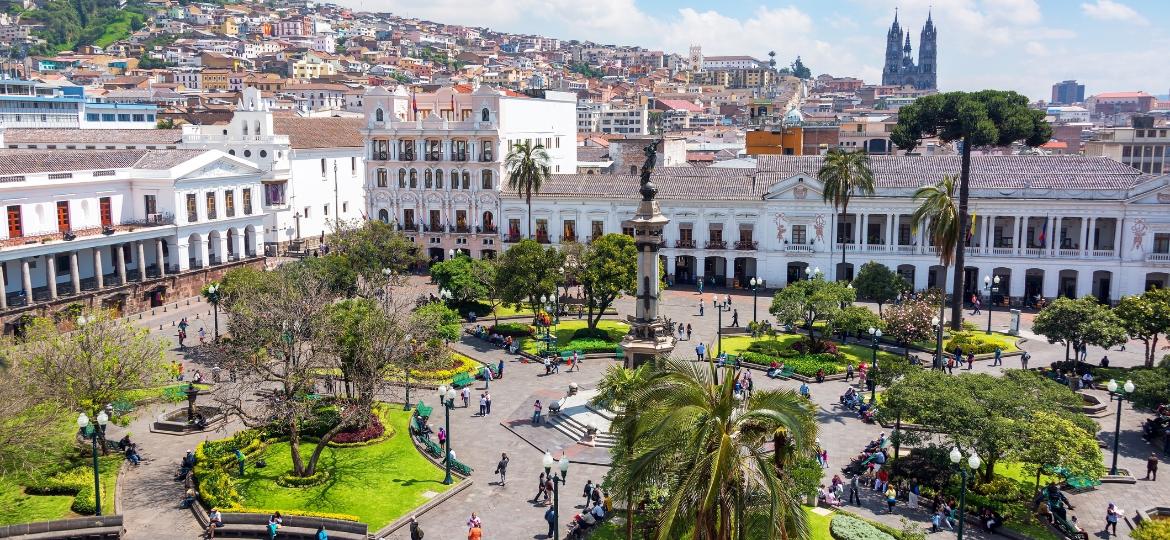 Plaza Grande, em Quito, Equador - Getty Images