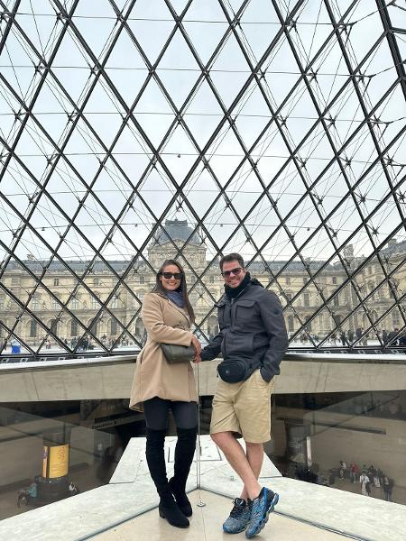 Rafaela e Eric, em Paris - Arquivo pessoal - Arquivo pessoal