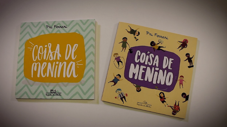 Imagem de capa dos livros "Coisa de Menina" e "Coisa da Menino" - Divulgação - Divulgação