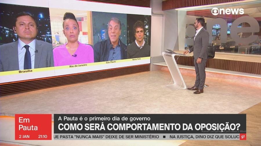 Flávia Oliveira e Demétrio Magnoli discutem ao vivo na GloboNews