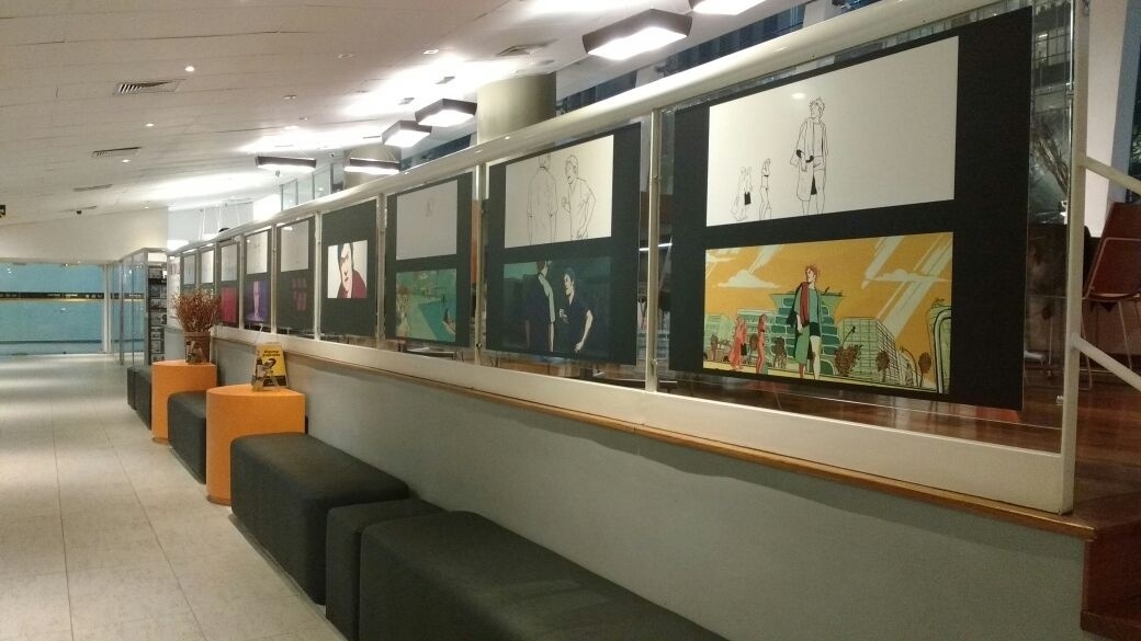 O filme "Zoom", dirigido por Pedro Morelli e que chega aos cinemas no dia 31 de março, tem seus frames, storyboards e desenhos expostos no Reserva Cultural (avenida Paulista, 900). - Divulgação