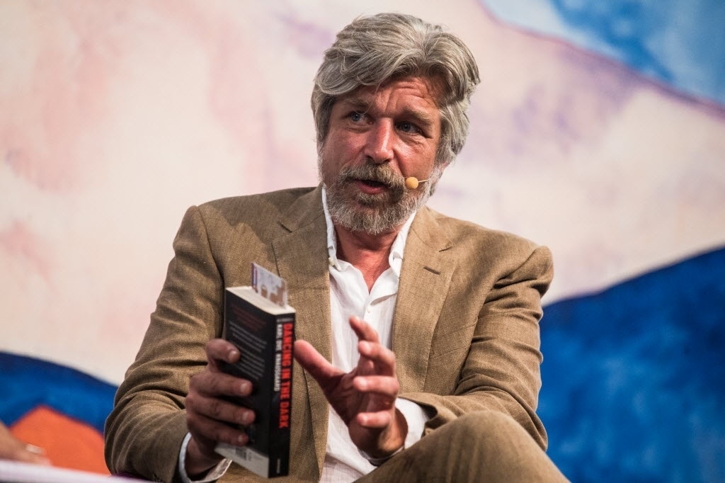 1º.jul.2016 - Escritor norueguês Karl Ove Knausgaard, autor de "Minha Luta", participa de encontro na Flip - Keiny Andrade/Folhapress