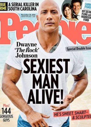 Dwayne Johnson, o The Rock", é eleito o homem mais sexy do mundo - Divulgação