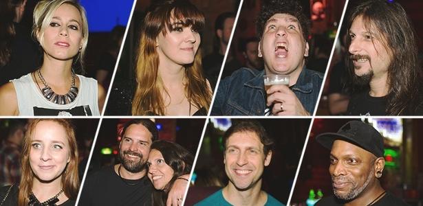 Bianca Jhordão (Leela), Erika Martins e Gabriel Thomaz (Autoramas), Rafael Bittencourt (Angra), Adriana Baldin, Andreas e Patricia Kisser (Sepultura), Bruno Sutter (Massacration) e Derrick Green (Sepultura) - Montagem UOL - Montagem UOL