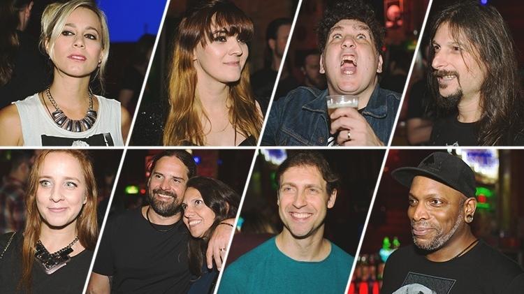 Bianca Jhordão (Leela), Erika Martins e Gabriel Thomaz (Autoramas), Rafael Bittencourt (Angra), Adriana Baldin, Andreas e Patricia Kisser (Sepultura), Bruno Sutter (Massacration) e Derrick Green (Sepultura) - Montagem UOL - Montagem UOL