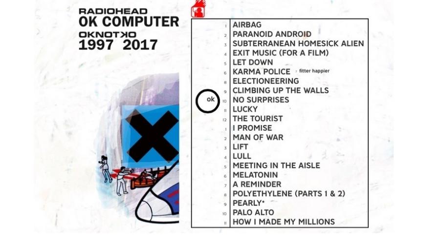Imagem de divulgação da nova versão de "OK Computer", do Radiohead - Reoridução