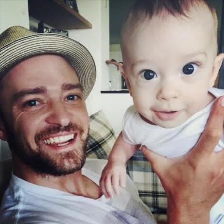 Justin Timberlake e o filho Silas - Reprodução - Reprodução
