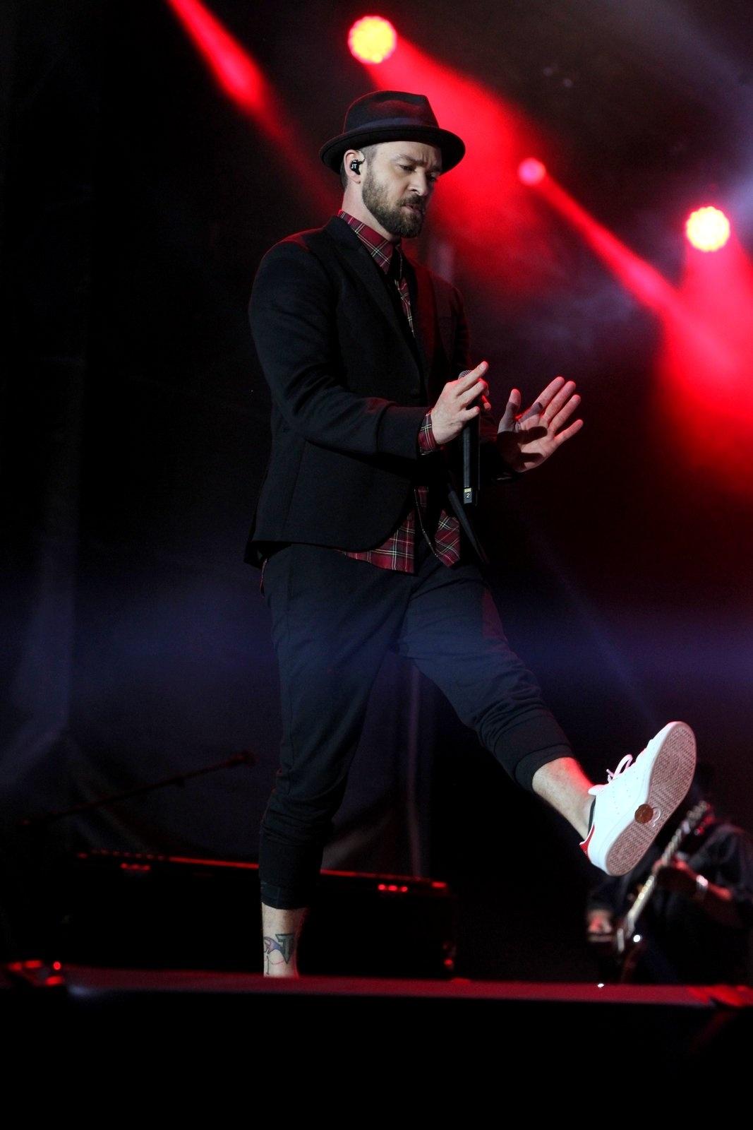 Justin Timberlake encerra a terceira noite de Rock in Rio no Palco Mundo - Marcello Sá Barretto/AgNews