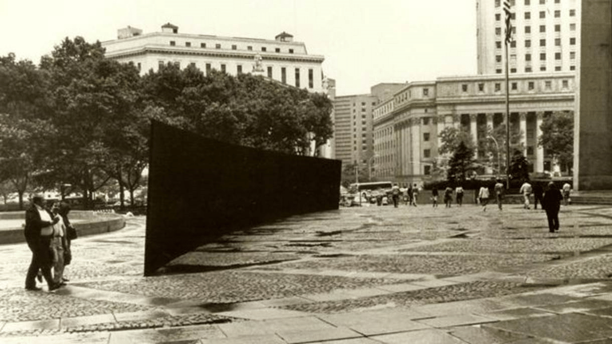 Richard Serra, "Tilted Arc", 1981 - Reprodução