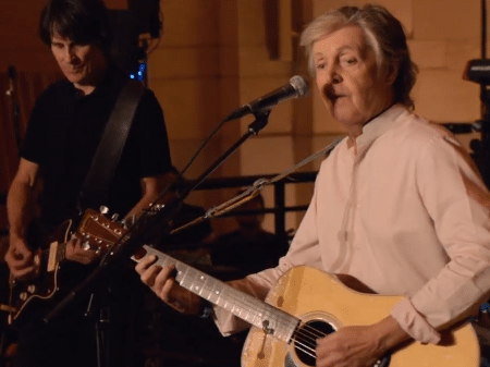 Paul McCartney fez show em Nova York que foi transmitido pelo YouTube - Reprodução