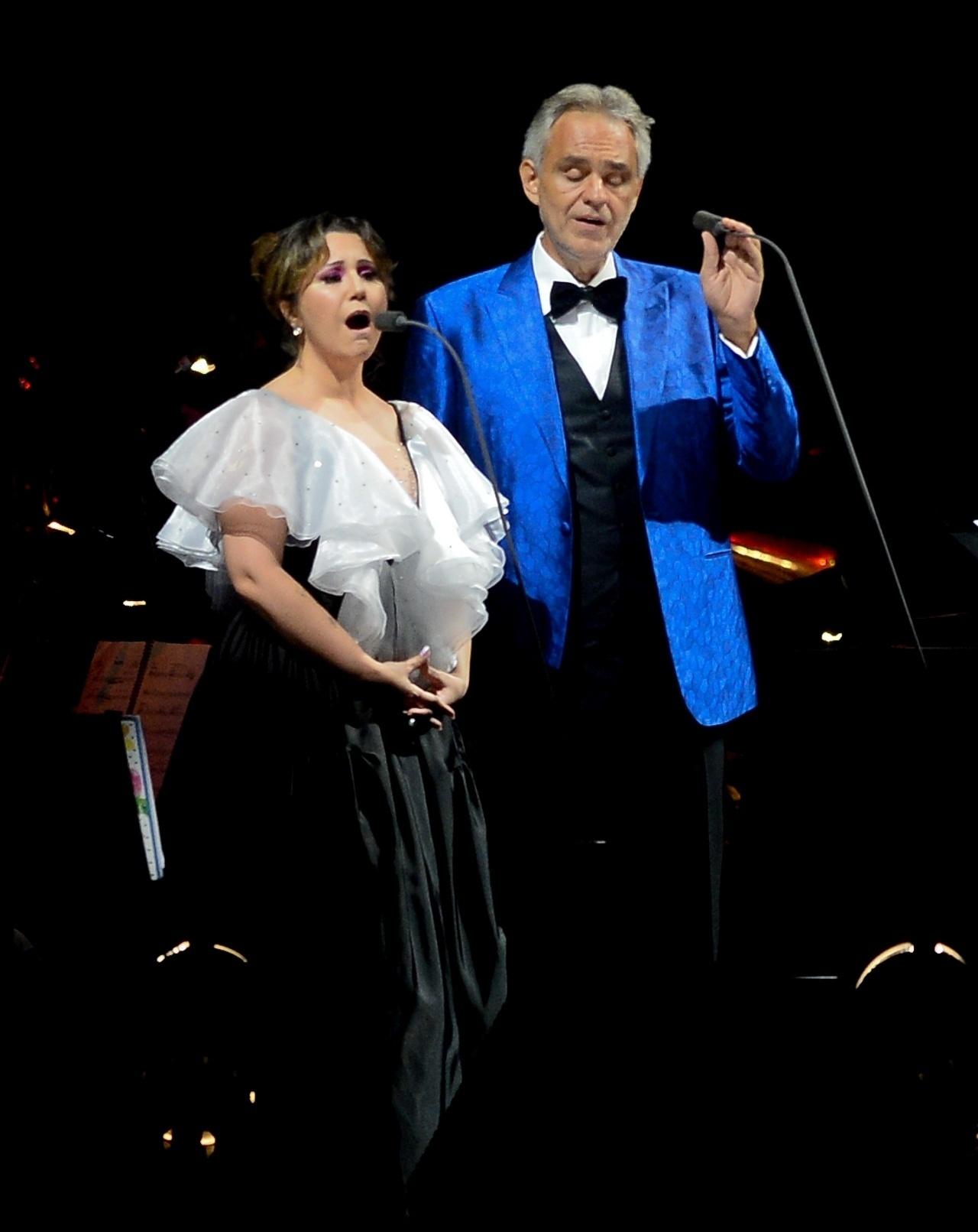 Maria Rita canta no show de Andrea Bocelli - Francisco Cepeda/Agnews